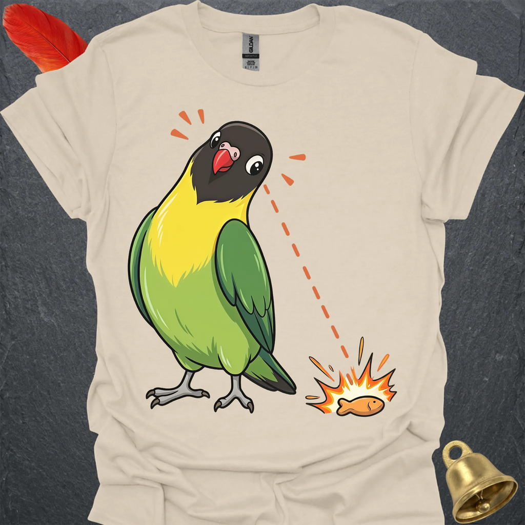 Black-Masked Lovebird Eye on Prize T-Shirt