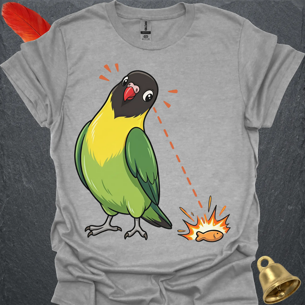 Black-Masked Lovebird Eye on Prize T-Shirt