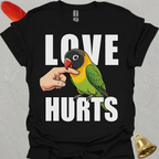 Black-Masked Lovebird Love Hurts T-Shirt