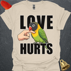 Black-Masked Lovebird Love Hurts T-Shirt