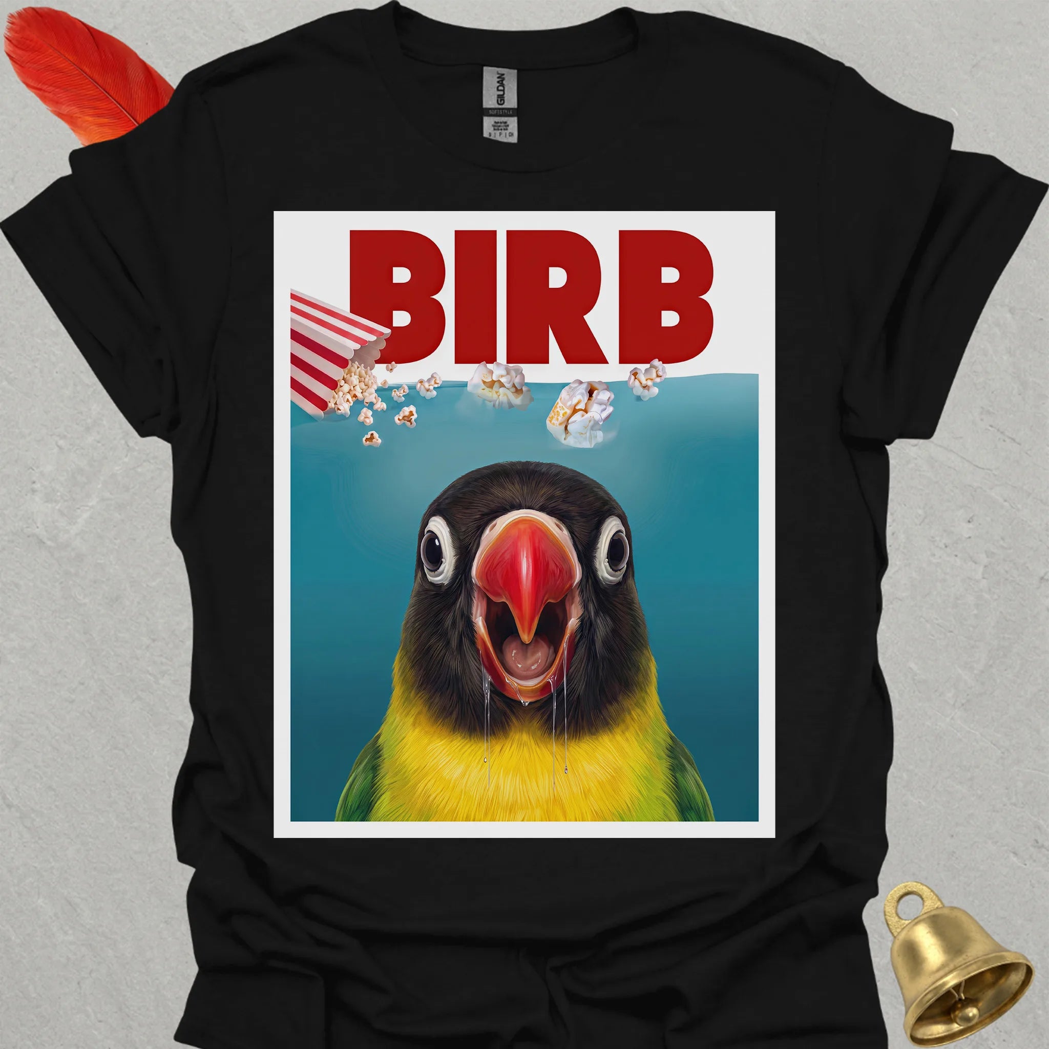Black-Masked Lovebird Movie T-Shirt