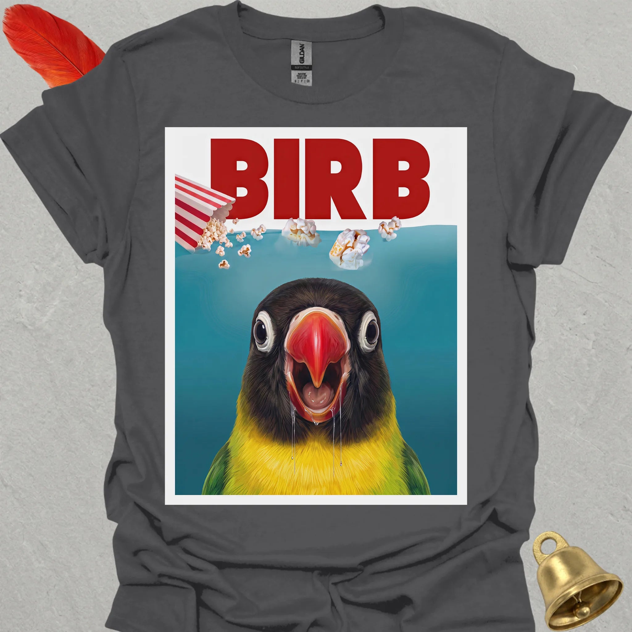 Black-Masked Lovebird Movie T-Shirt
