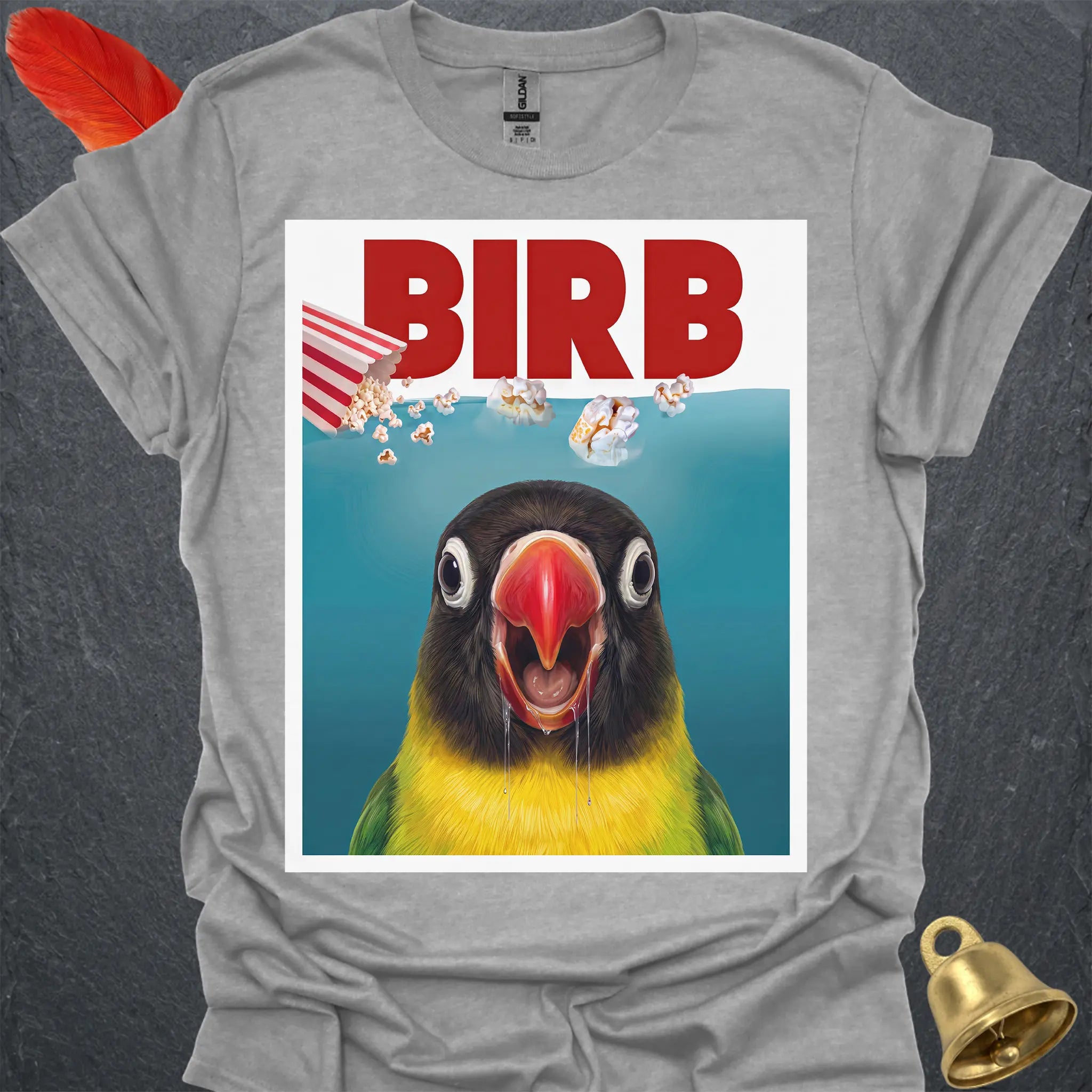 Black-Masked Lovebird Movie T-Shirt