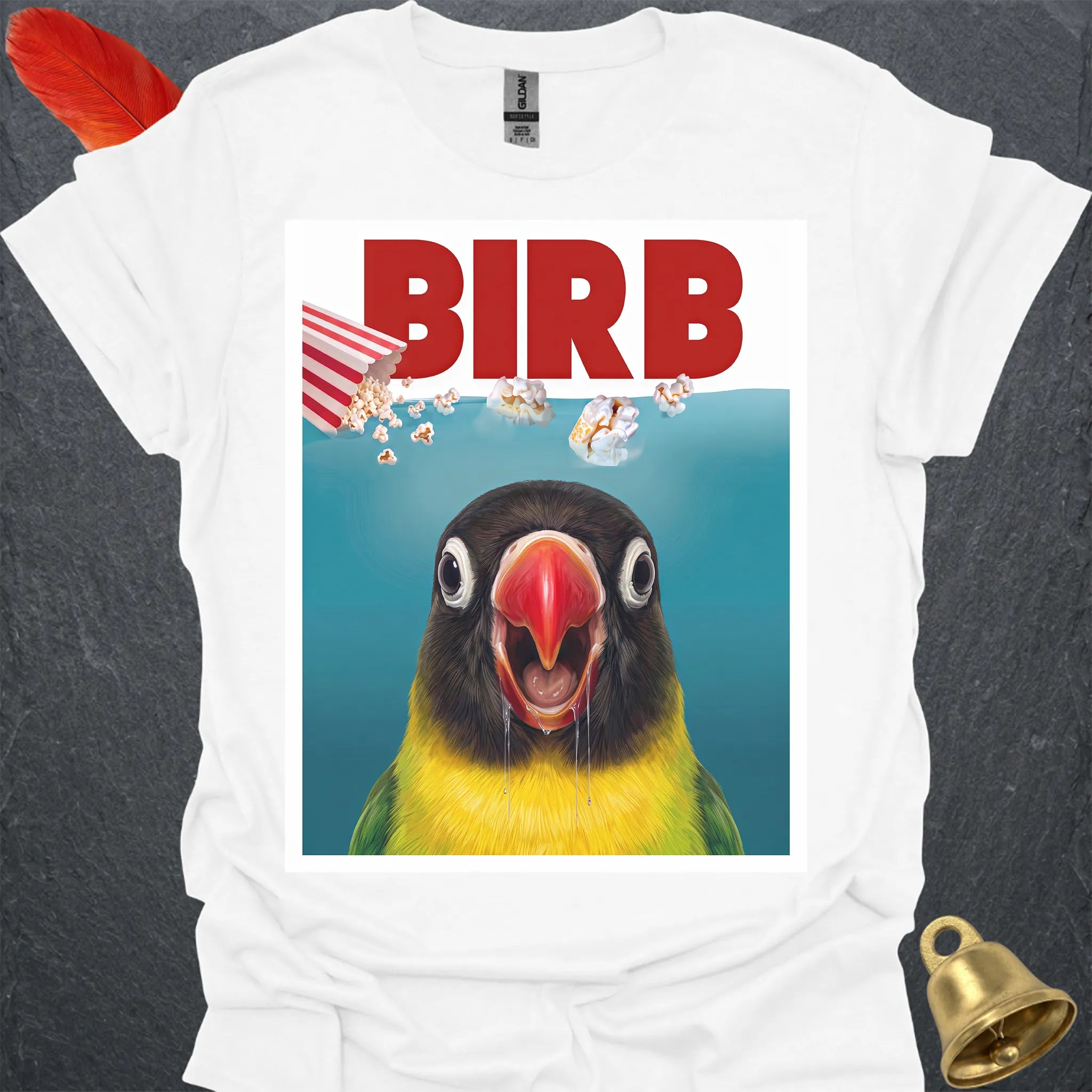 Black-Masked Lovebird Movie T-Shirt