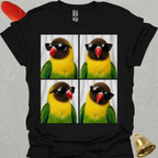 Black-Masked Lovebird Photobooth T-Shirt