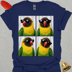 Black-Masked Lovebird Photobooth T-Shirt