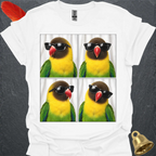 Black-Masked Lovebird Photobooth T-Shirt