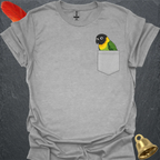 Black-Masked Lovebird Pocket T-Shirt