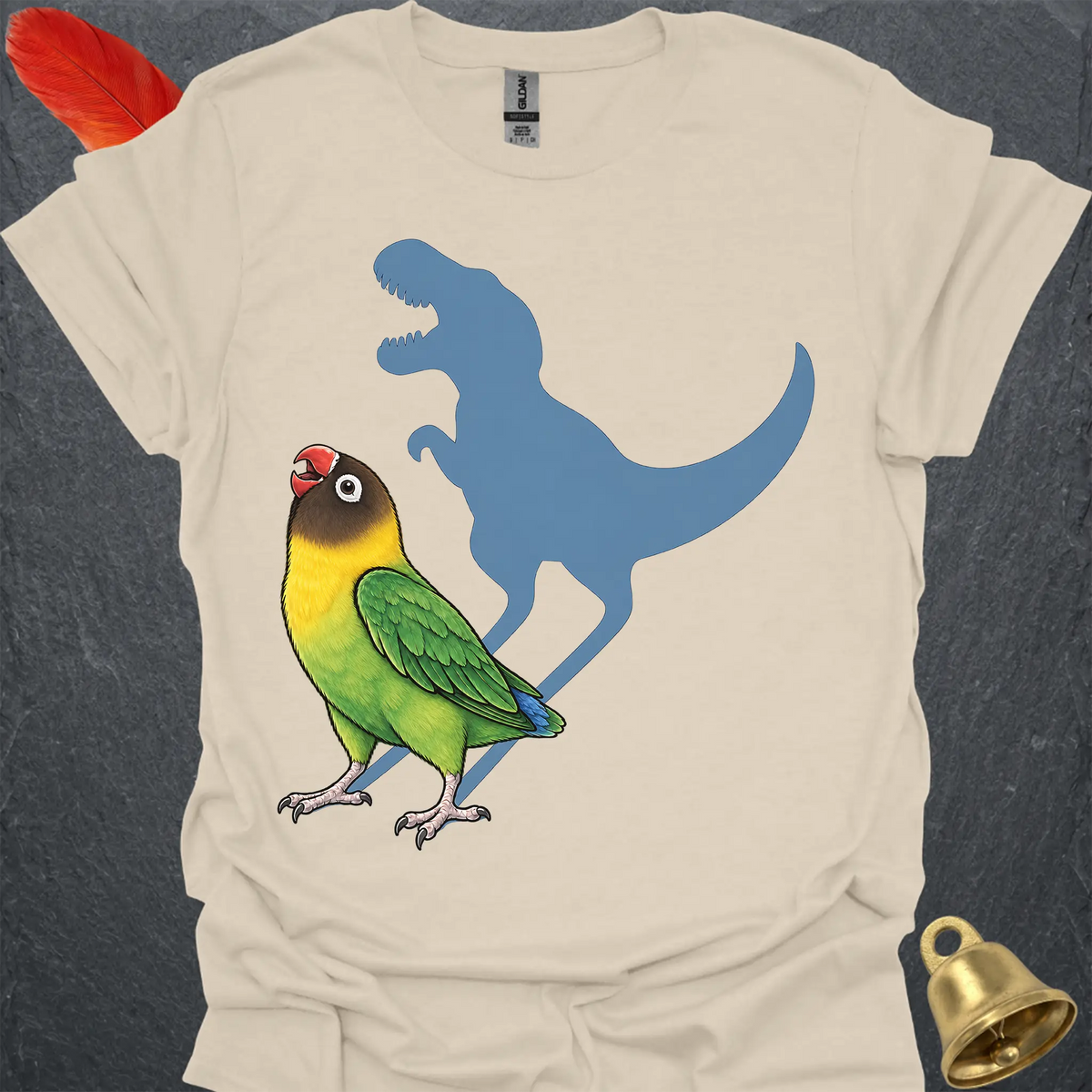 Black-Masked Lovebird Roar T-Shirt