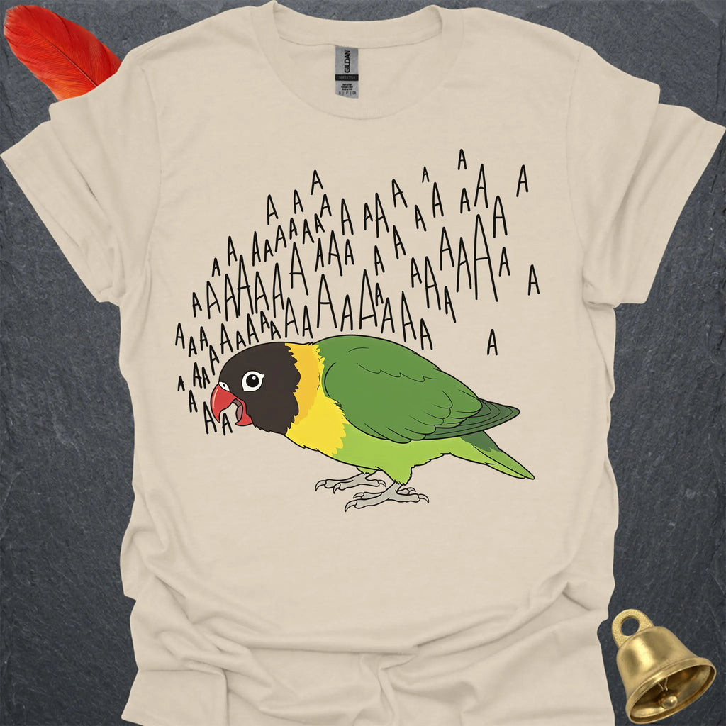 Black-Masked Lovebird Scream T-Shirt