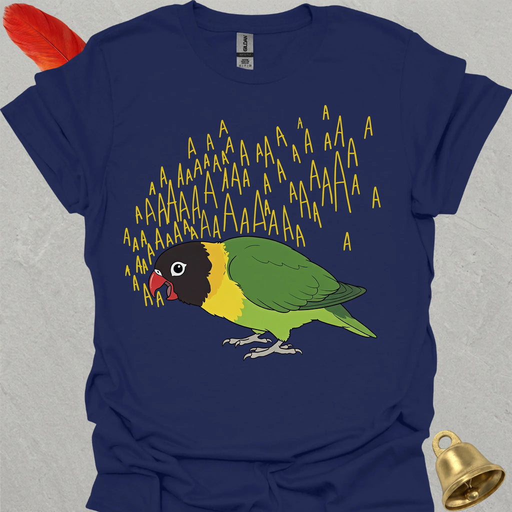 Black-Masked Lovebird Scream T-Shirt