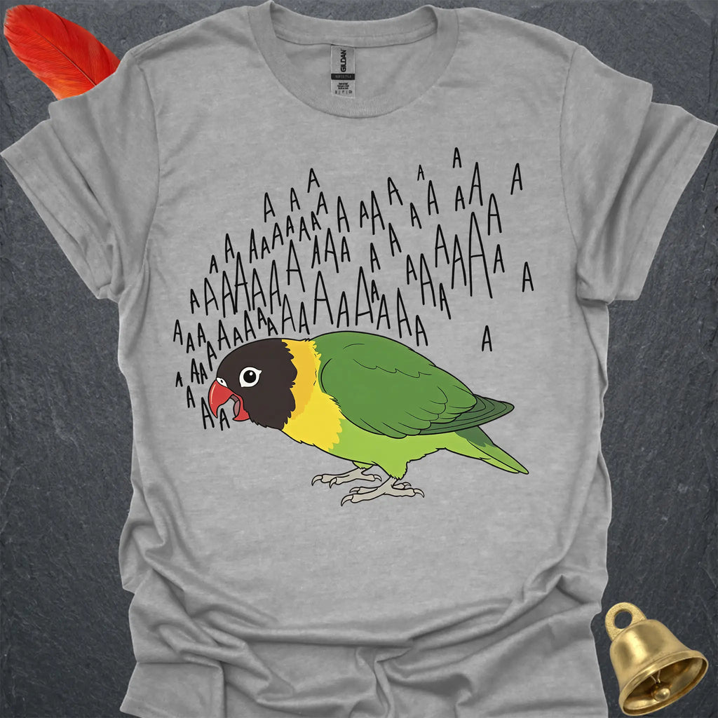 Black-Masked Lovebird Scream T-Shirt