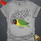 Black-Masked Lovebird Scream T-Shirt