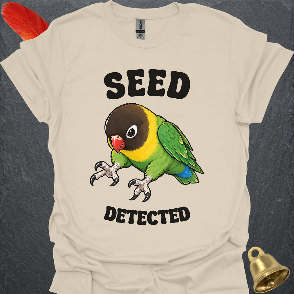 Black-Masked Lovebird Seed Detected T-Shirt