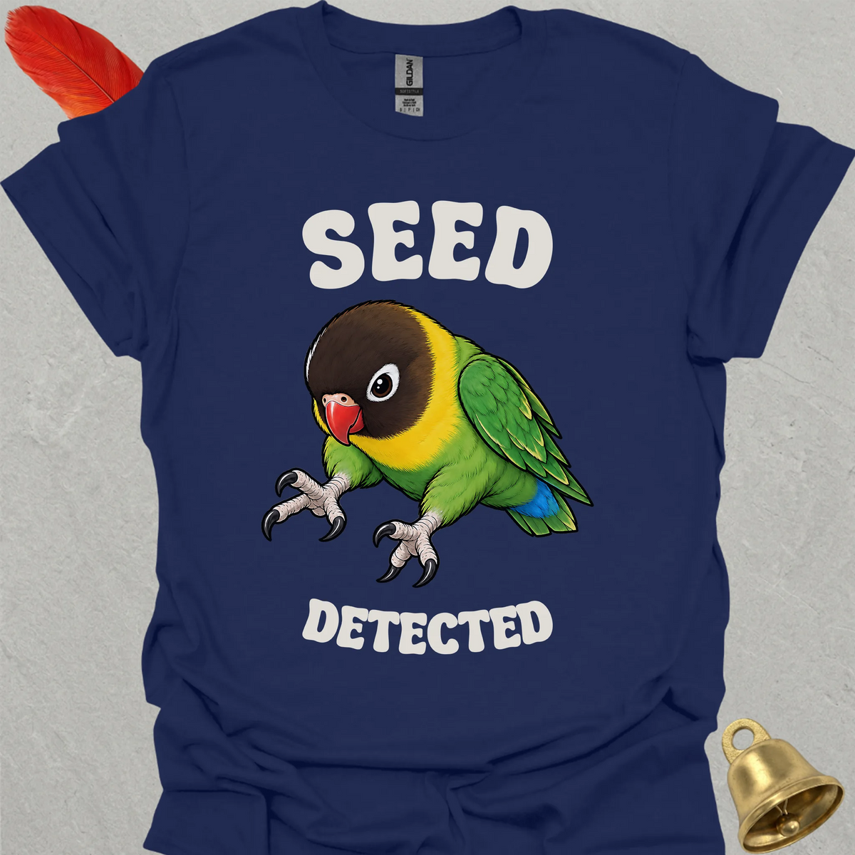 Black-Masked Lovebird Seed Detected T-Shirt