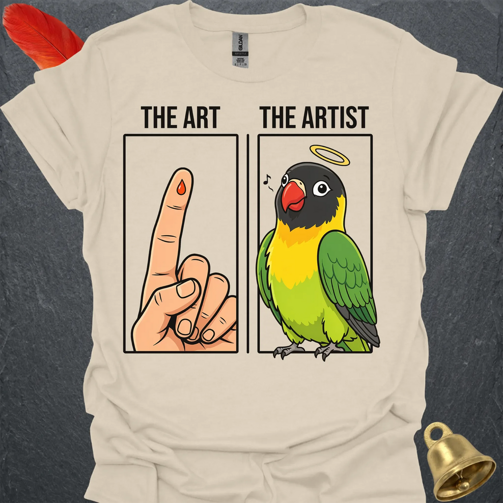 Black-Masked Lovebird The Artist T-Shirt