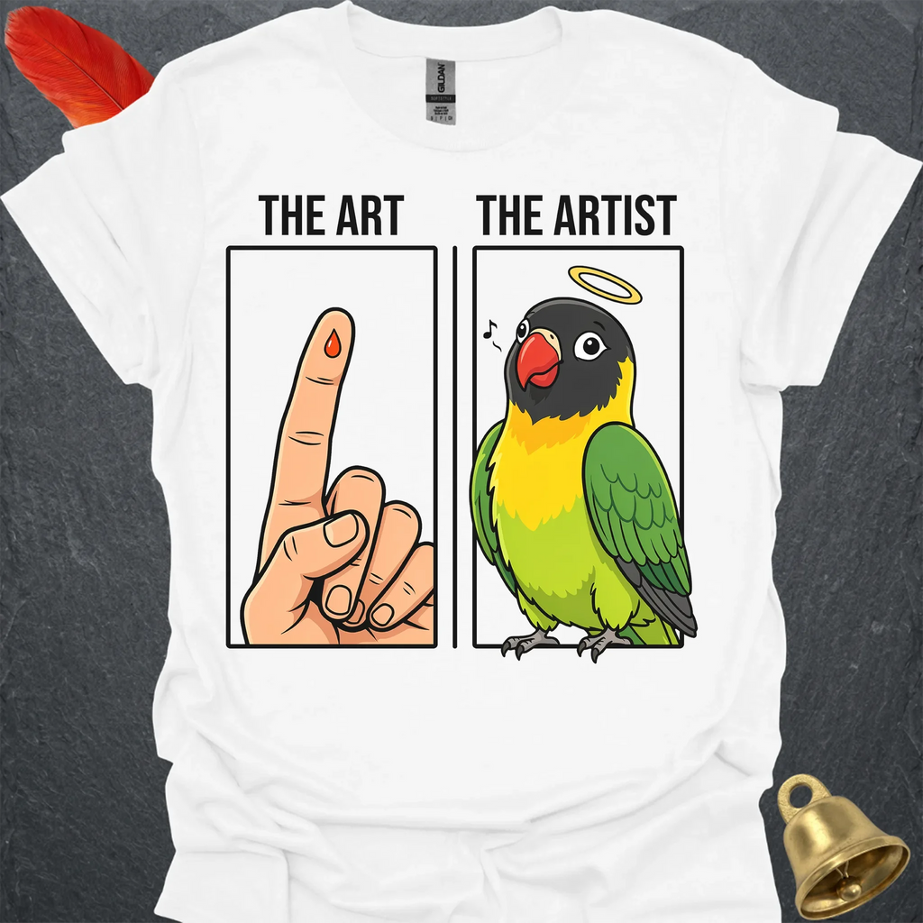 Black-Masked Lovebird The Artist T-Shirt