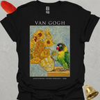 Black-Masked Lovebird Van Gogh T-Shirt
