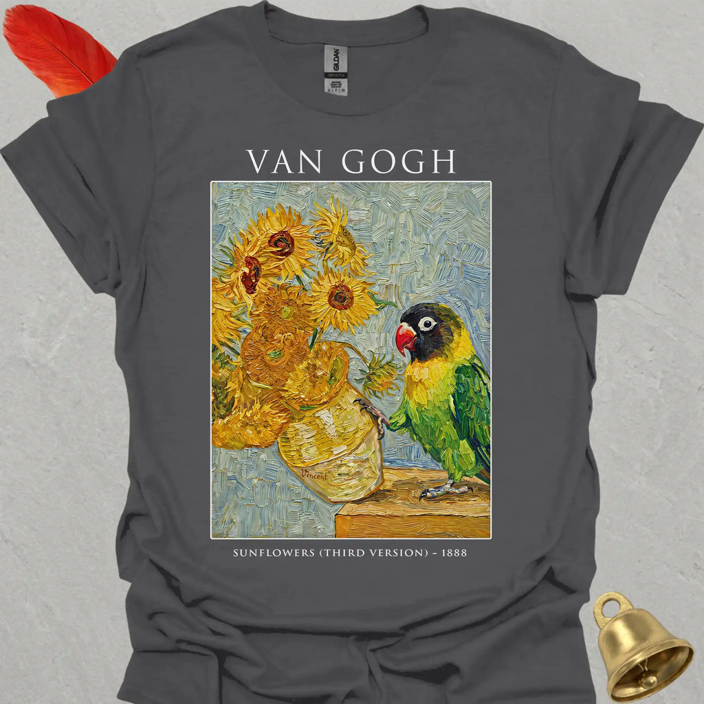 Black-Masked Lovebird Van Gogh T-Shirt