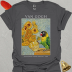 Black-Masked Lovebird Van Gogh T-Shirt