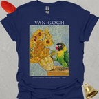 Black-Masked Lovebird Van Gogh T-Shirt