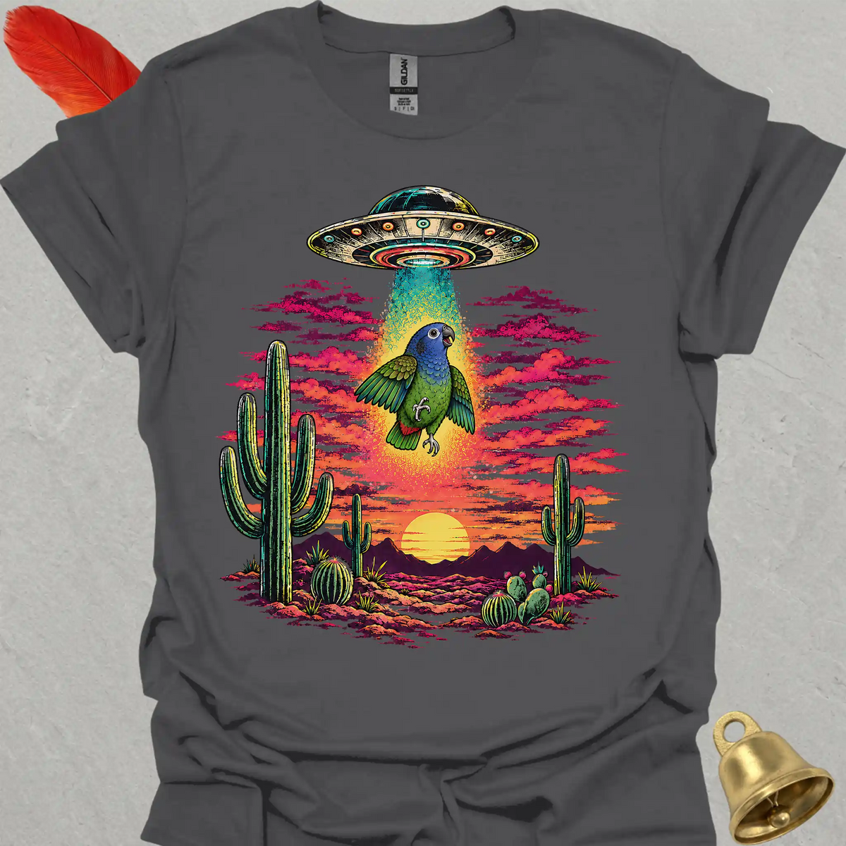 Blue-headed Pionus Abduction T-Shirt