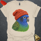 Blue-Headed Pionus Beanie T-Shirt
