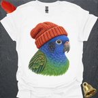 Blue-Headed Pionus Beanie T-Shirt
