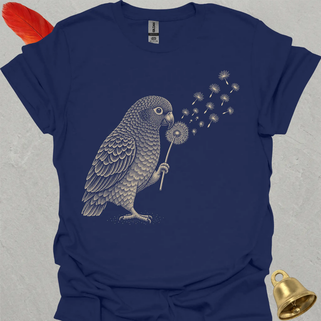 Blue-headed Pionus Blowing Wishes T-Shirt