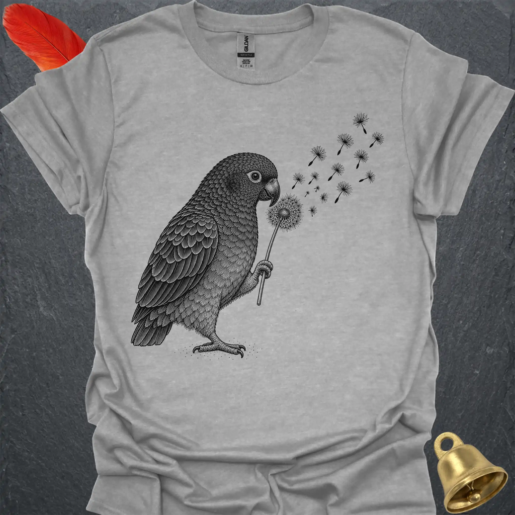 Blue-headed Pionus Blowing Wishes T-Shirt