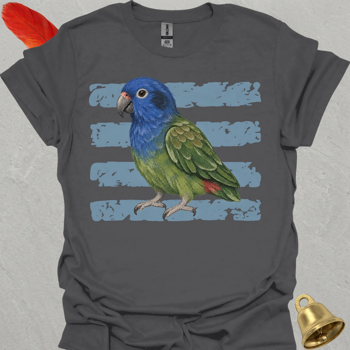 Blue-Headed Pionus Brush T-Shirt