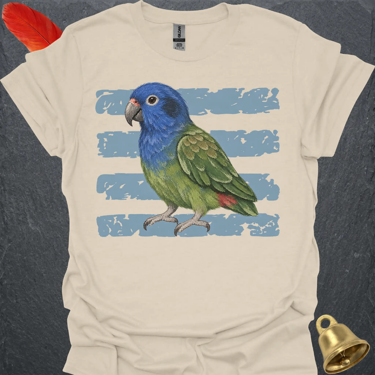 Blue-Headed Pionus Brush T-Shirt