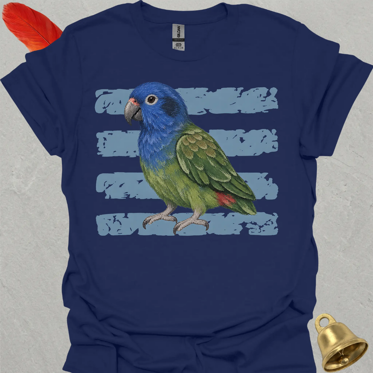 Blue-Headed Pionus Brush T-Shirt