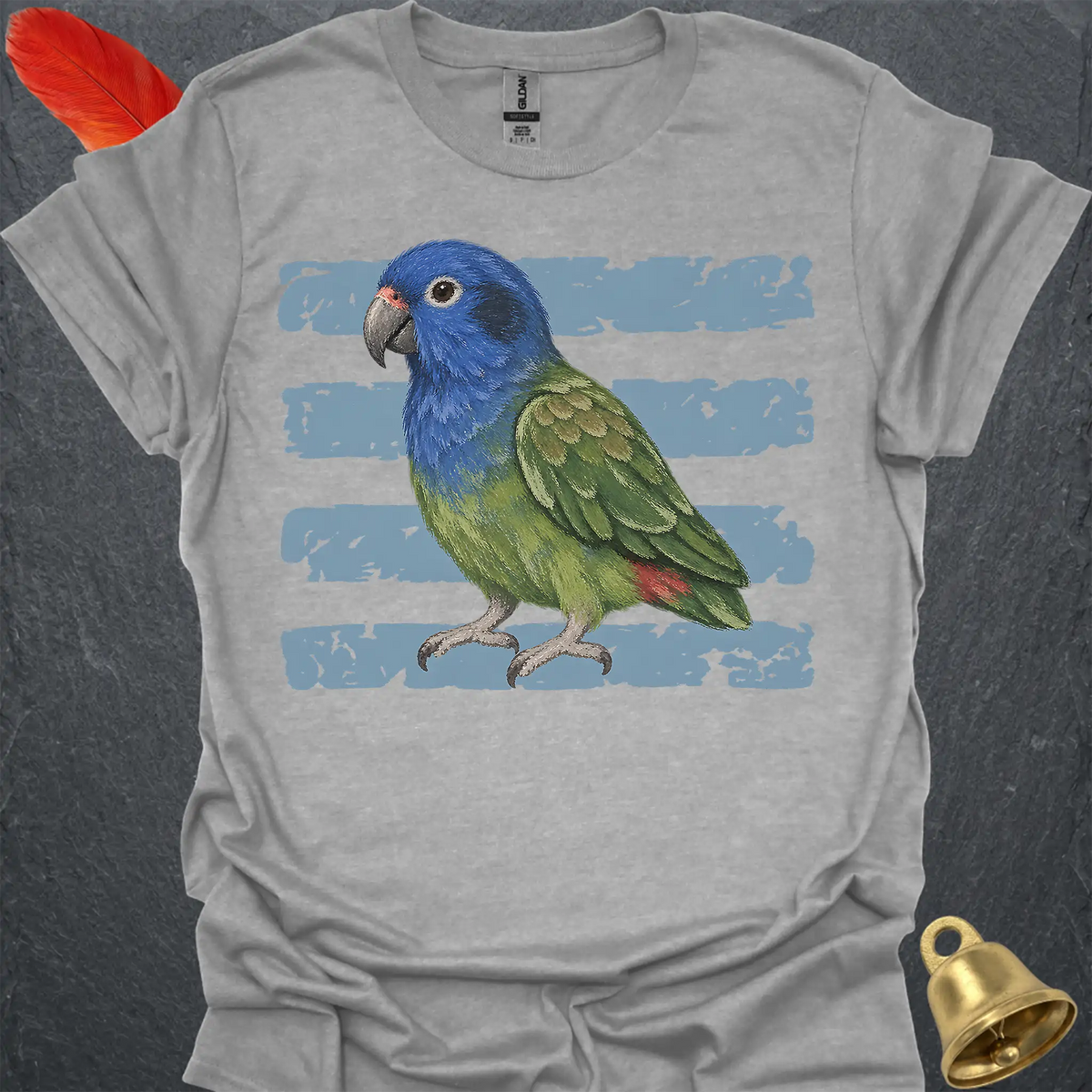 Blue-Headed Pionus Brush T-Shirt