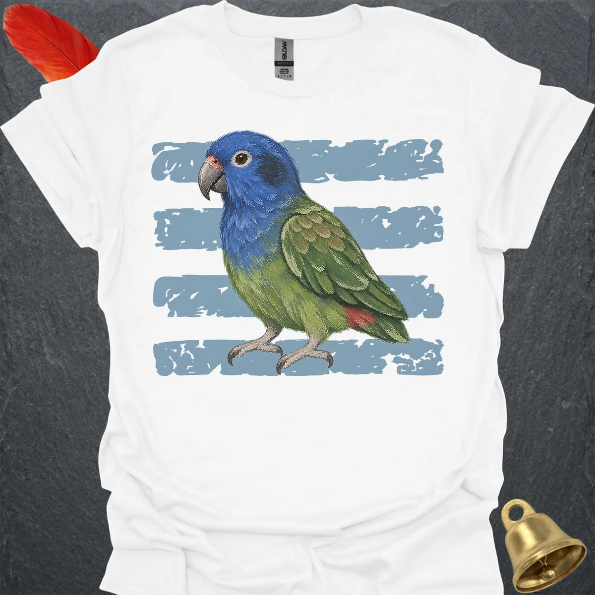 Blue-Headed Pionus Brush T-Shirt