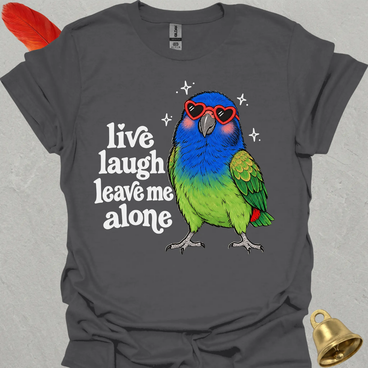 Blue-headed Pionus Live Laugh T-Shirt