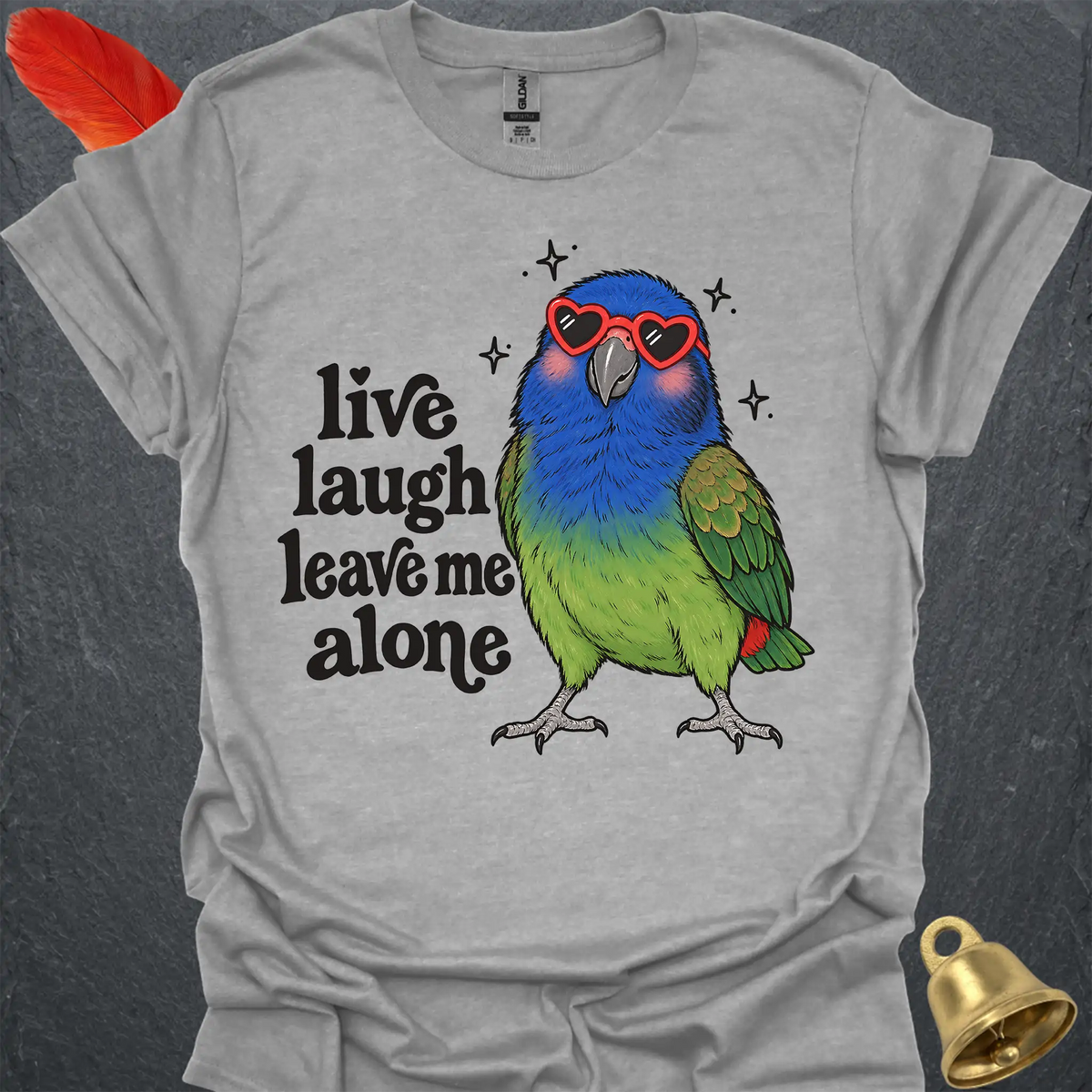 Blue-headed Pionus Live Laugh T-Shirt