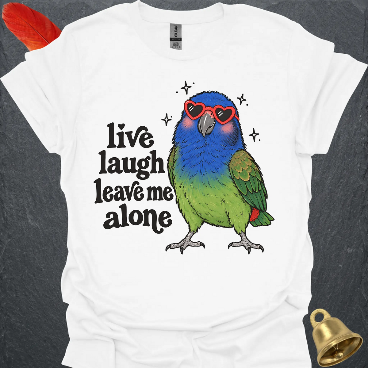 Blue-headed Pionus Live Laugh T-Shirt