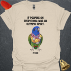 Blue-Headed Pionus Olympic Pooper T-Shirt