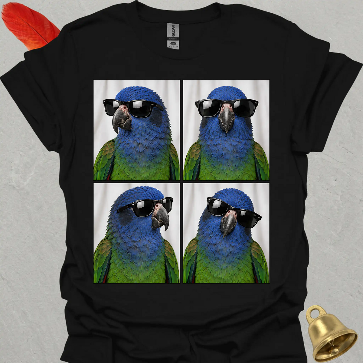 Blue-headed Pionus Photobooth T-Shirt