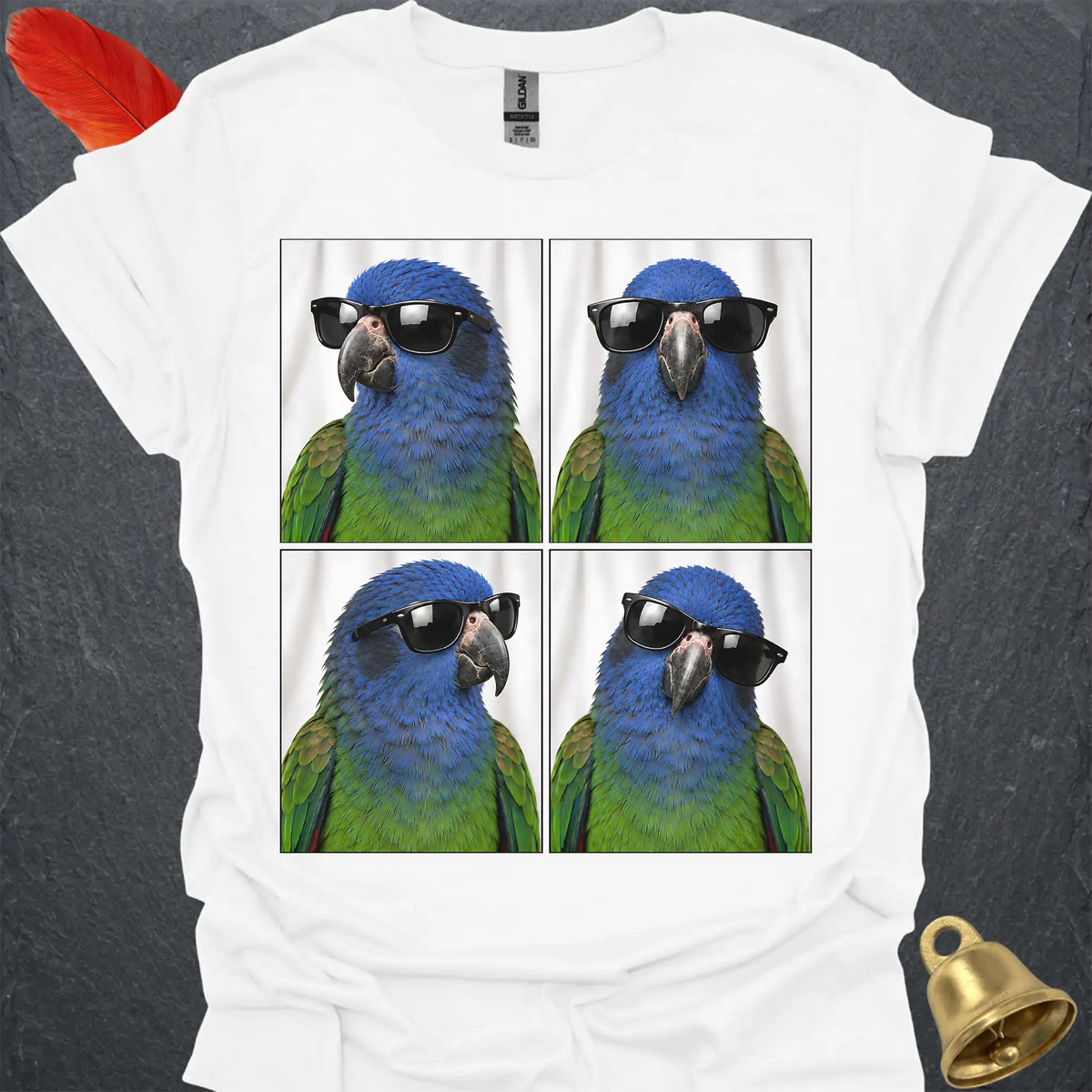 Blue-headed Pionus Photobooth T-Shirt