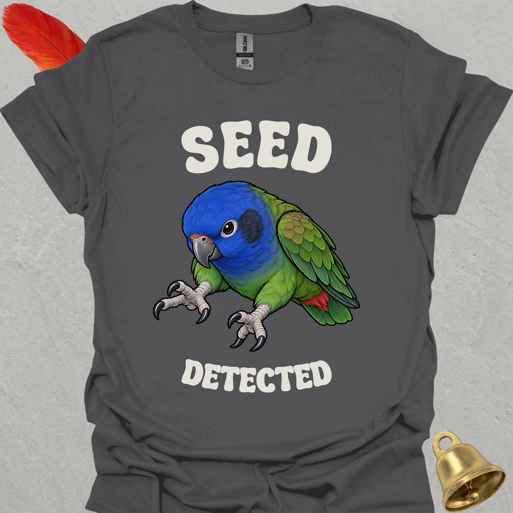 Blue-Headed Pionus Seed Detected T-Shirt