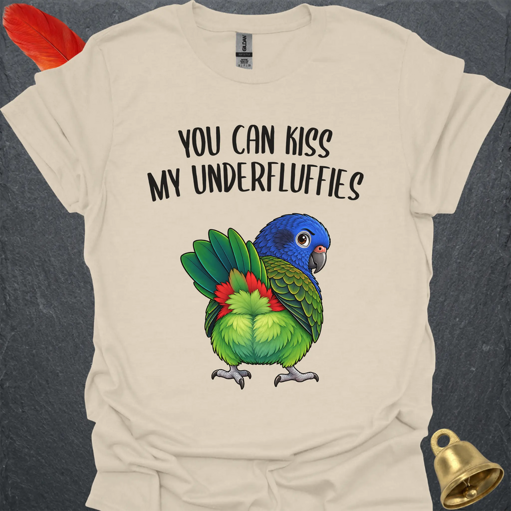 Blue-Headed Pionus Underfluffies T-Shirt