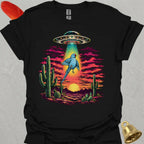 Blue Indian Ringneck Abduction T-Shirt