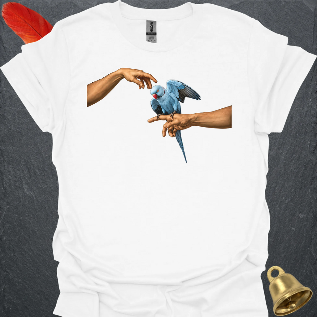 Blue Indian Ringneck Adam T-Shirt
