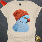 Blue Indian Ringneck Beanie T-Shirt