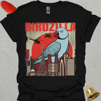 Blue Indian Ringneck Birdzilla T-Shirt