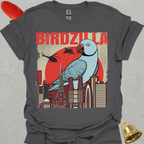 Blue Indian Ringneck Birdzilla T-Shirt