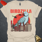 Blue Indian Ringneck Birdzilla T-Shirt