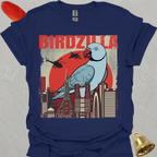 Blue Indian Ringneck Birdzilla T-Shirt